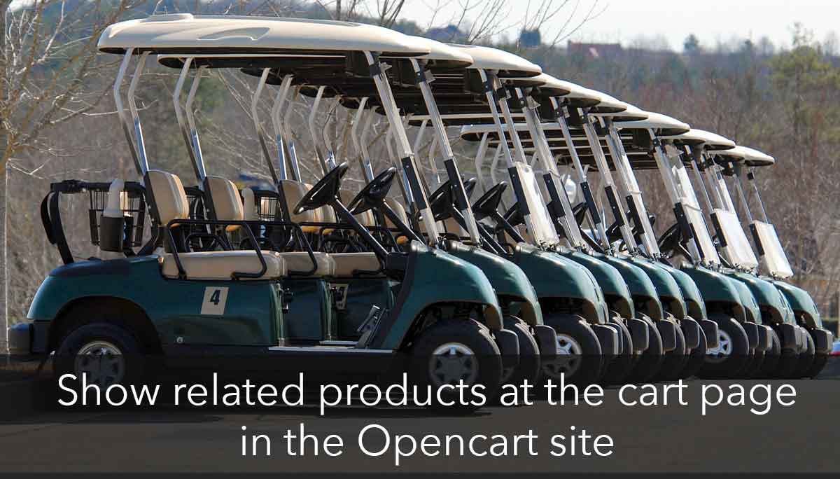 Related products in Opencart