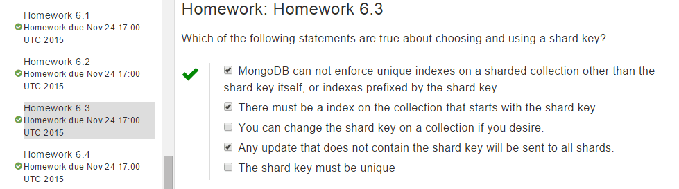 Featured image for The solution to Homework 6.3 M101JS: MongoDB for Node.js Developers