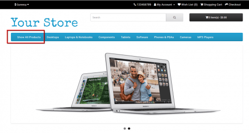 Featured image for Display all  products opencart module for free version 3.0, 3.0.1.1, 3.0.1.2,3.0.1.3