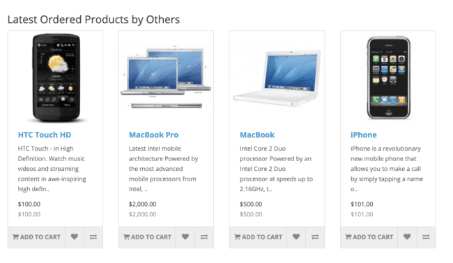 Featured image for "What People are Buying right now?" Opencart Module for free