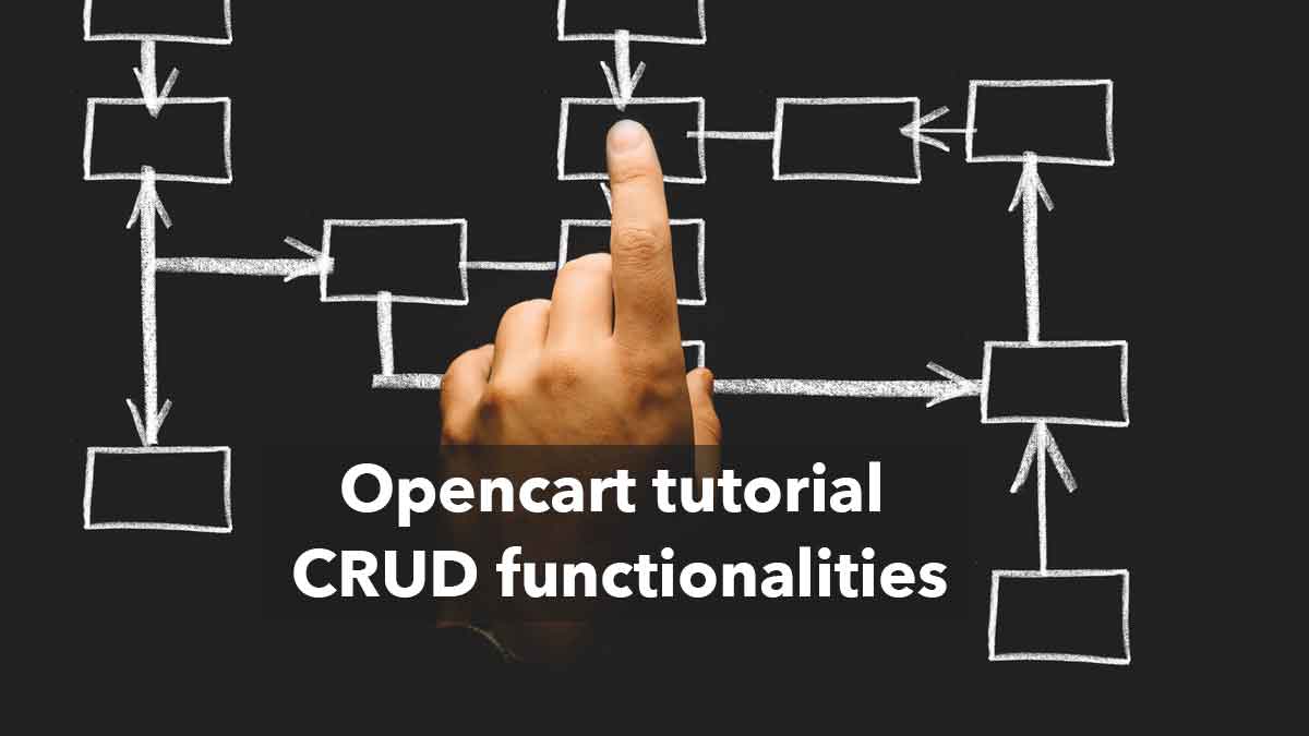 Opencart tutorial crud