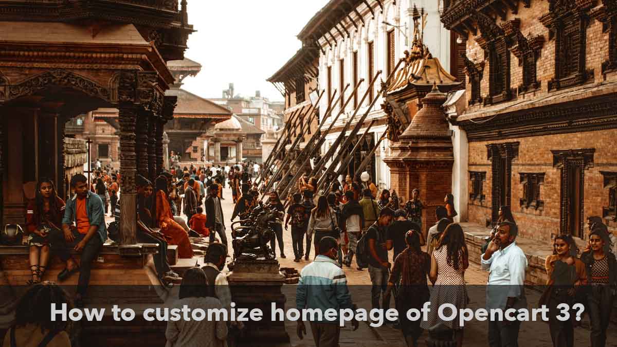 How to customize the Opencart homepage? version 4