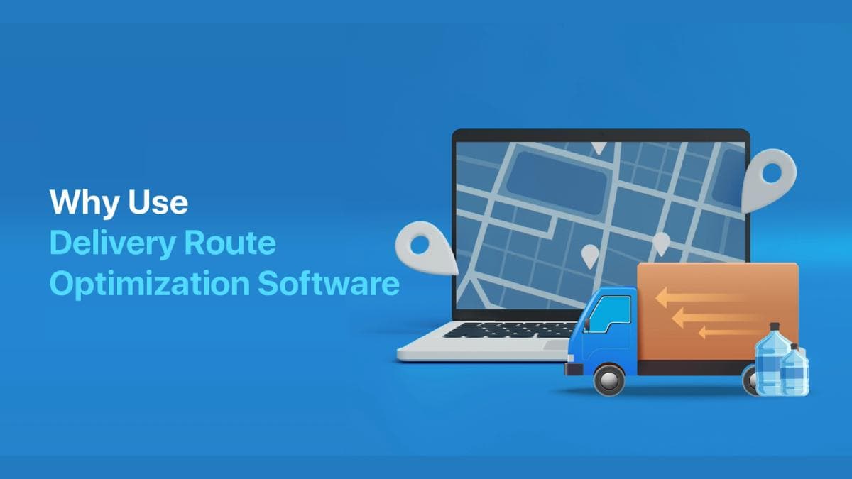 Delivery route optimization software