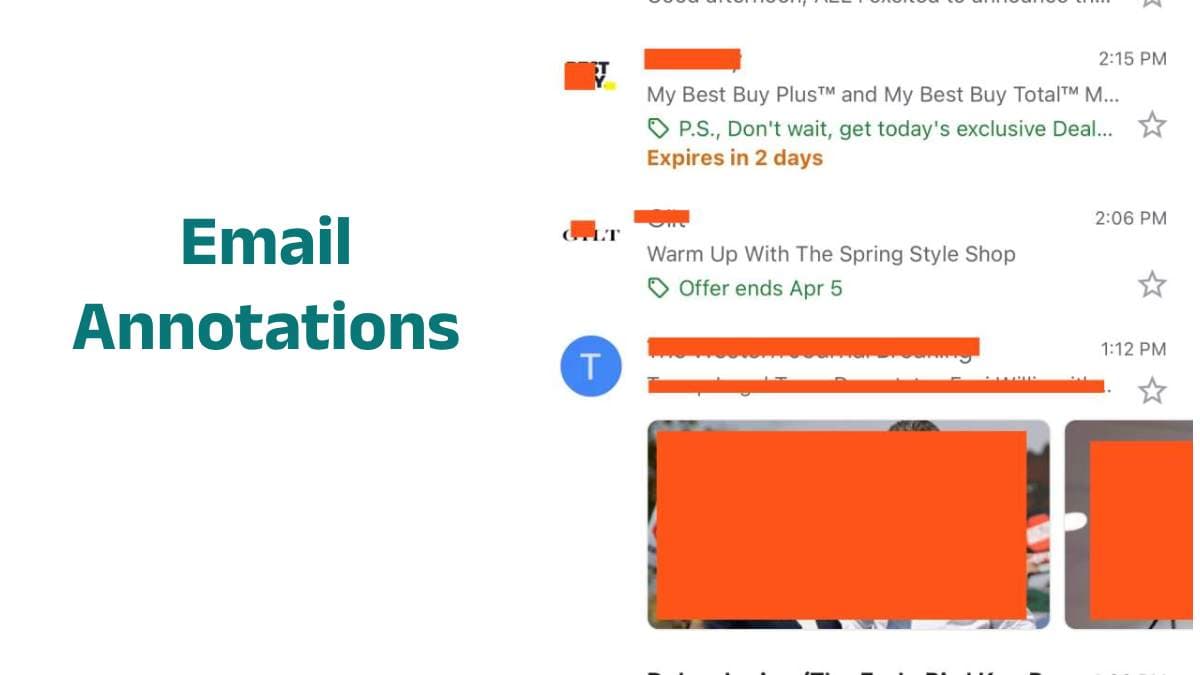 email annotations ecommerce