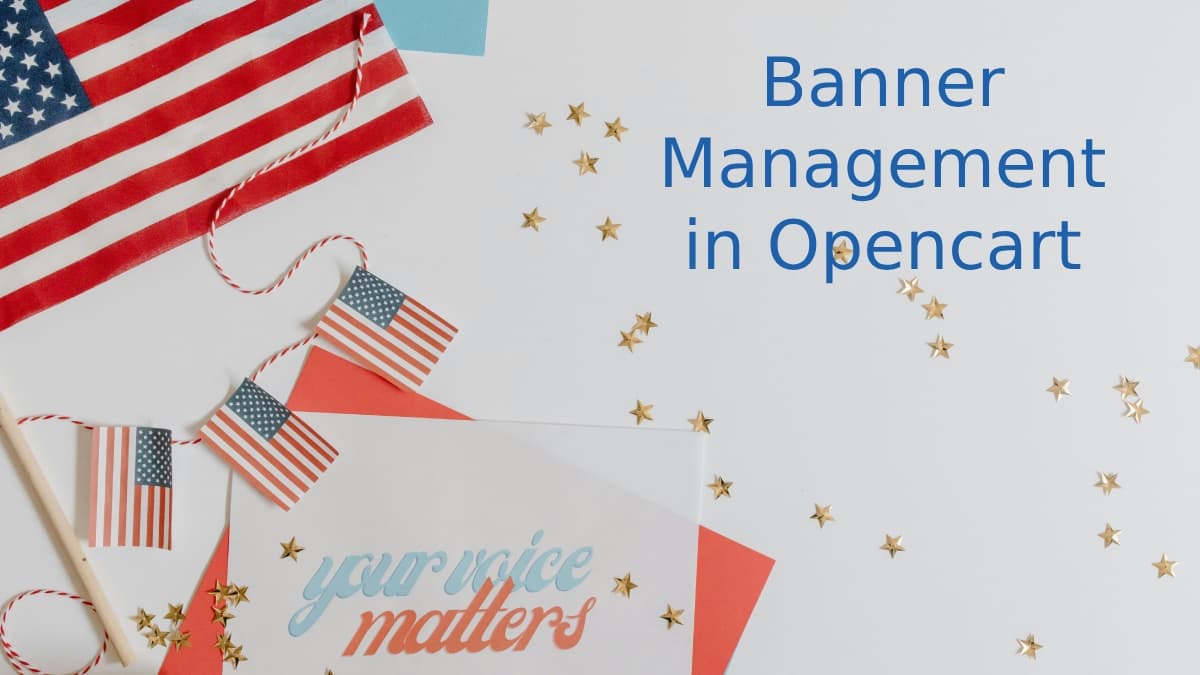 Banner Management Opencart