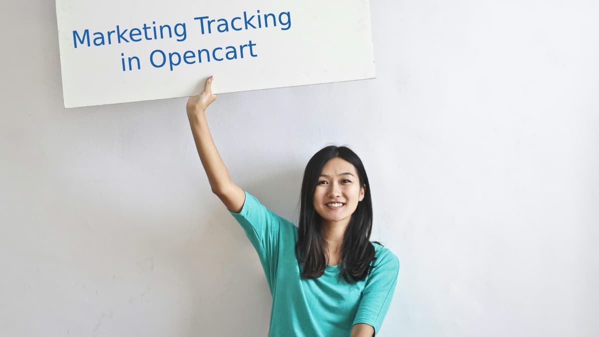 Marketing tracking in Opencart
