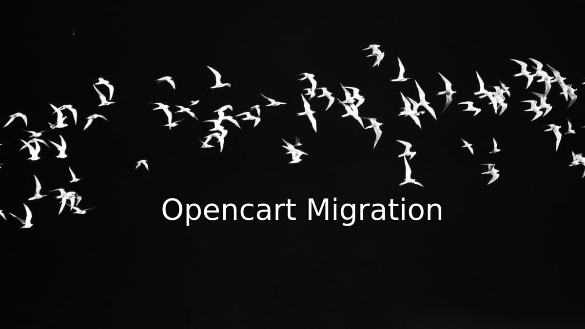 Opencart migration